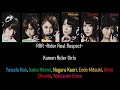 Kamen Rider Girls RRR Rider Real Respect Color Coded Kan Rom Eng Lyrics
