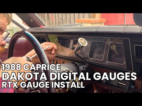 DAKOTA DIGITAL Gauges install BOX CHEVY!