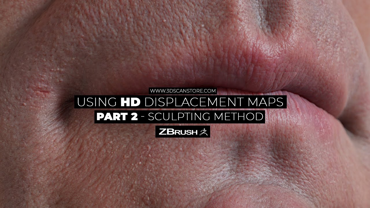 Sculpting Method Using Our Base Mesh and HD Displacement Maps