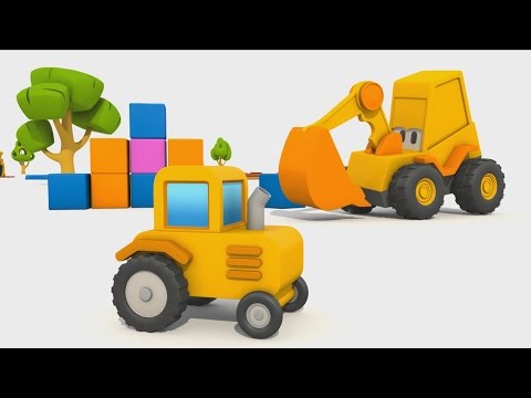 Cartoni Animati Per Bambini L Escavatore Max Come Si Fa Un Trattore Il Cartone Dei Piccoli Canale Youtube