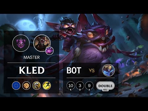 Kled Bot vs Ezreal - EUW Master Patch 9.6
