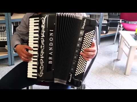 Akkordeon Brandoni Cassotto super, 5-chörig Video Klangprobe