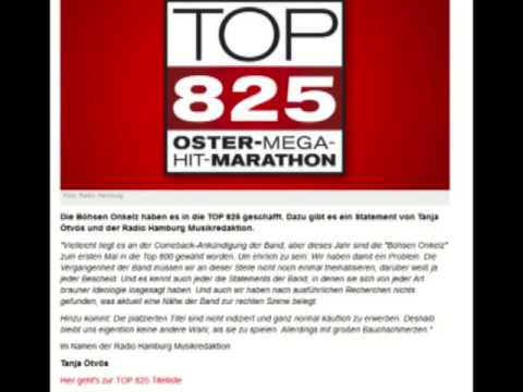 Böhse Onkelz auf Radio Hamburg Oster-Mega-Hit-Marathon