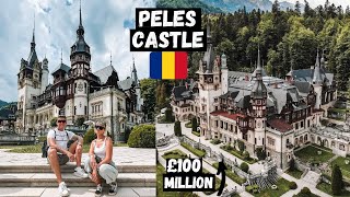Exploring ROMANIA'S BEST Castle! The Most EXPENSIVE House in ROMANIA! | Peles Castle!