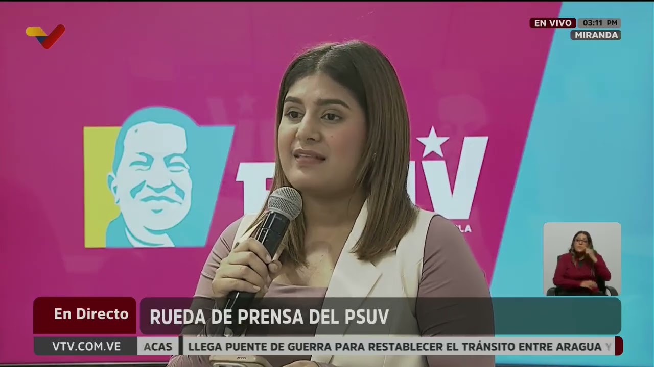 Diosdado Cabello, rueda de prensa del PSUV, 24 de agosto de 2026 (completa)