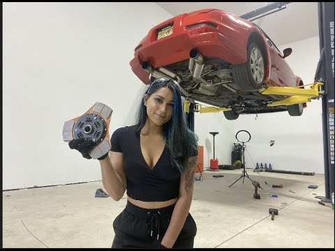 INSTALLING EXEDY CLUTCH PART 1 // DROPPING THE 350Z TRANS
