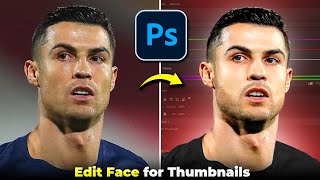 PHOTOSHOP Face Editing HACKS to Boost Your Thumbnails!