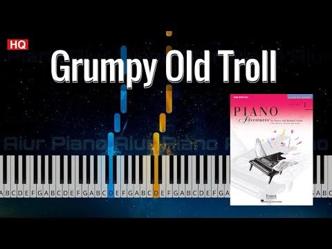 Grumpy Old Troll | Piano Adventures Level 1 Lesson Book