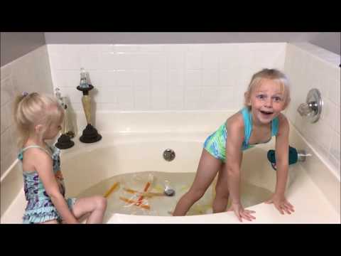 Extreme Ice Bath Challenge! With Popsicles! All 4 kids!