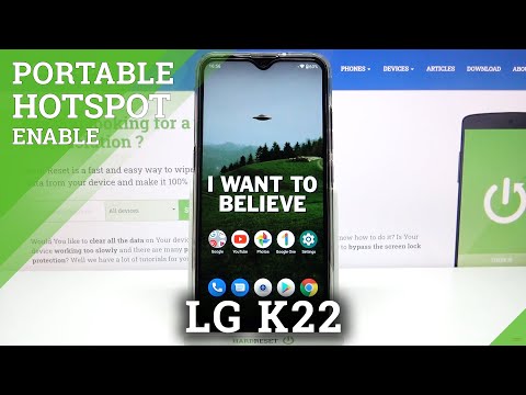 How to Enable Portable Hotspot in LG K22 – Find Hotspot Settings