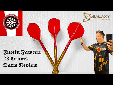 Justin Fawcett 23 Grams Orion Galaxy Barrell Darts Review