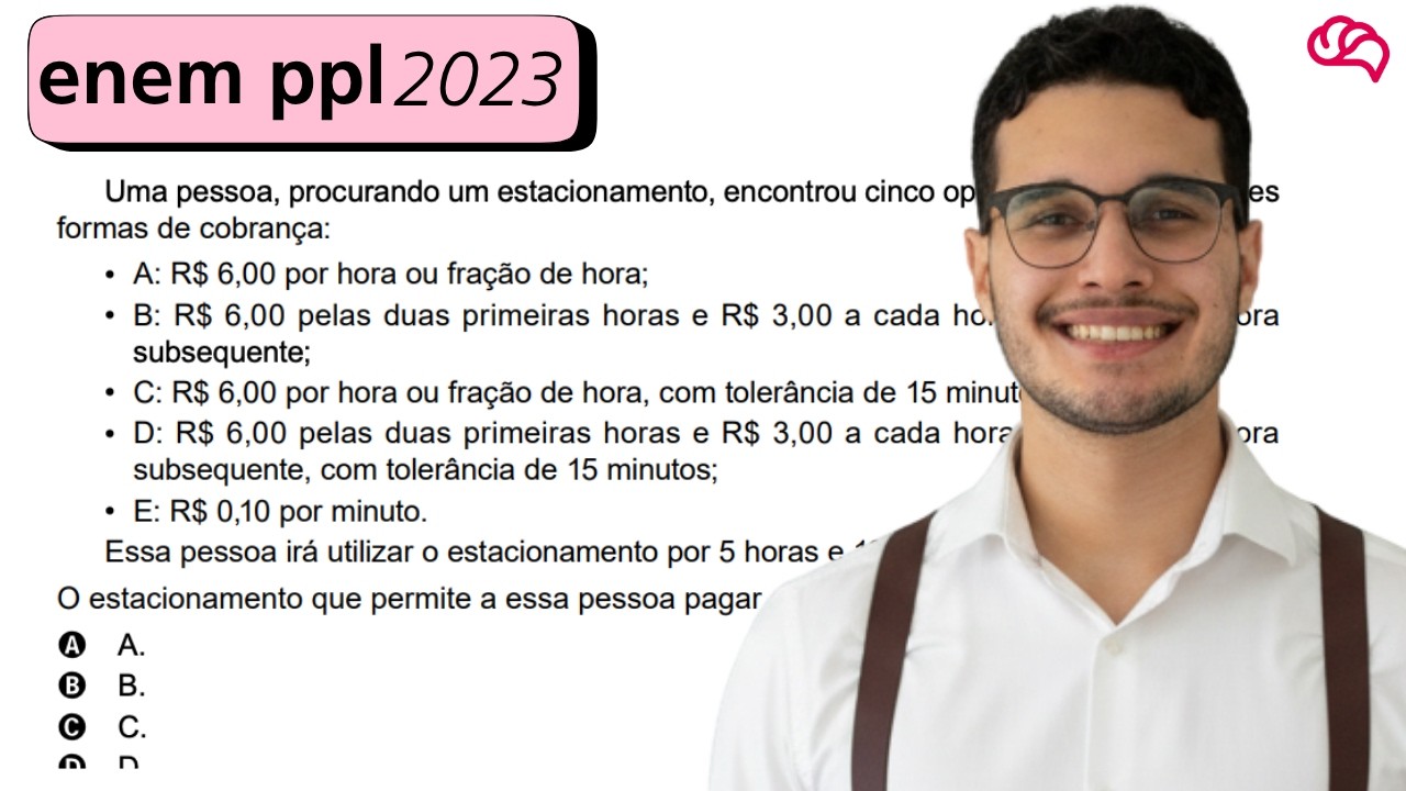 Resolução em Vídeo — Questão 177 ENEM 2023 PPL