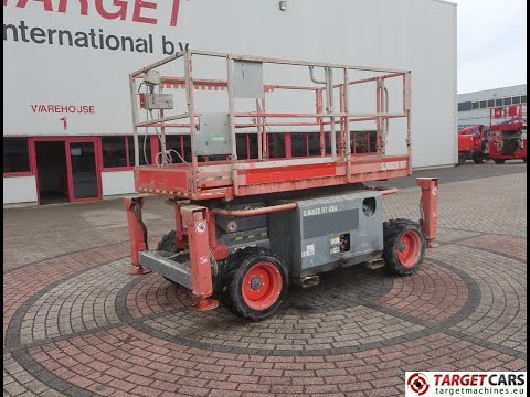 780927 SKYJACK SJ6826 RT SCISSOR 4x4 DIESEL WORK LIFT 992CM 2014 1447H S37004677