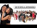 20 WOMEN VS 2 INFLUENCERS MYA JAYSHAWN