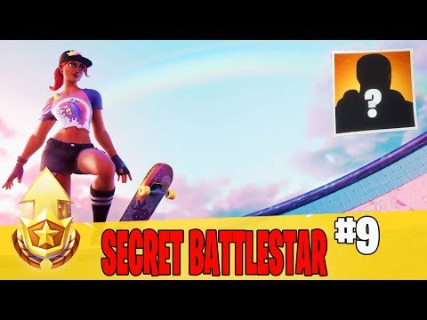 Secret Battle Star in Week 9 Location Guide in Fortnite // FREE Battle Pass Tier in Season 9