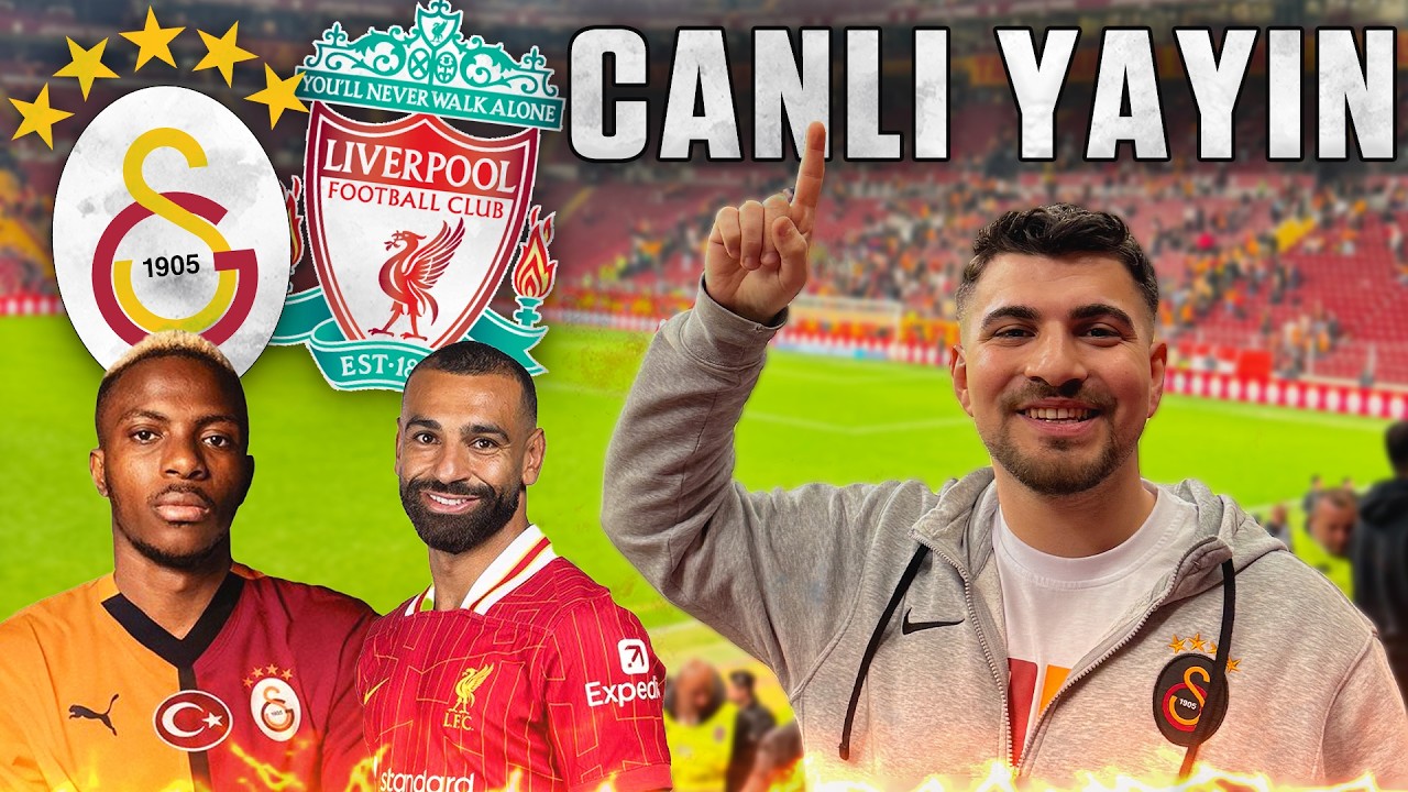 🔴 Liverpool - Galatasaray Maçı Öncesi / Deplasmana gidiyor muyum? | Canlı Yayın
