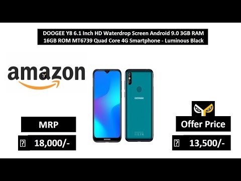 DOOGEE Y8 6.1 Inch HD Waterdrop Screen Android 9.0 3GB RAM