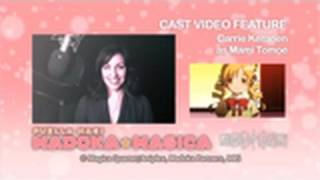 Madoka Magica English Cast Video: Mami Tomoe