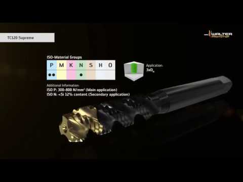 TC120 tap - High reliability in soft steel