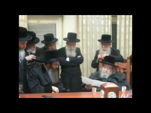 Sadigura Yerushalayim Inviting Belzer Rebbe To His Daughter's Upcoming Wedding - Adar I 5782