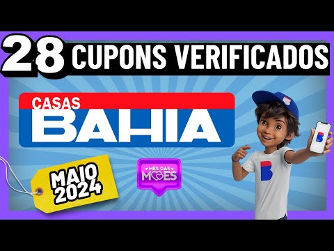 [ABRIL] Cupom de Desconto CASAS BAHIA Abril 2024 -  Cupom de Desconto Casas Bahia validado 2024