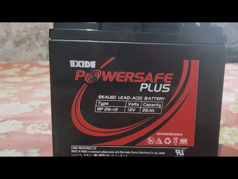 Exide powersafe plus 12v 65ah smf battery, 180 ah