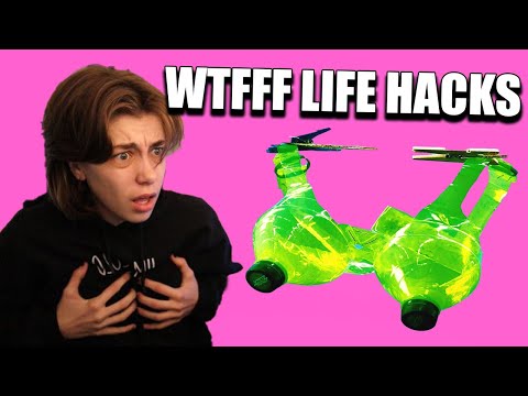 WTFFF ARE THESE 5 MINUTE CRAFTS?!?! - Life Hacks React w OnlyJayus
