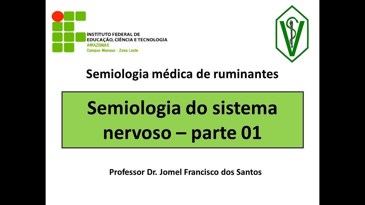 Semiologia Do Sistema Nervoso Dos Ruminantes | Parte 01