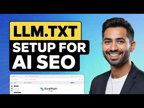 How to Create LLM.txt File for Your Website | RankMath SEO Tutorial (2025)
