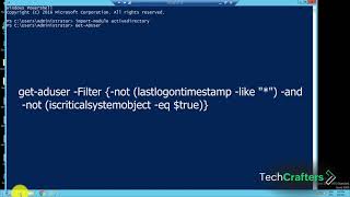 How to find Active Directory users with no logon script using PowerShell