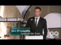 Alex O Loughlin Accepts His GQ Actor Of The Year 2011 Award