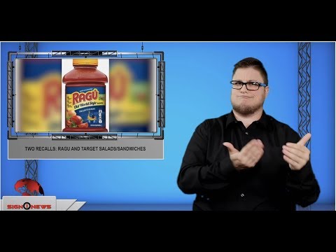 Two recalls: Ragu and Target salads/sandwiches (ASL - 7.21.19)