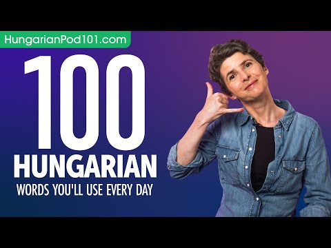 100 Hungarian Words You'll Use Every Day - Basic Vocabulary #50