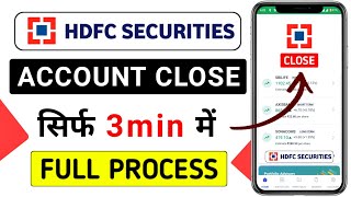 How to close hdfc demat account online | hdfc securities account close | hdfc demat account close
