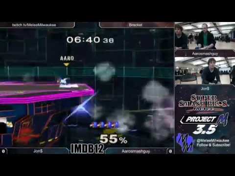 IMDB12 - Jon$ (Fox) vs Aarosmashguy (Falco) - Melee Singles Bracket