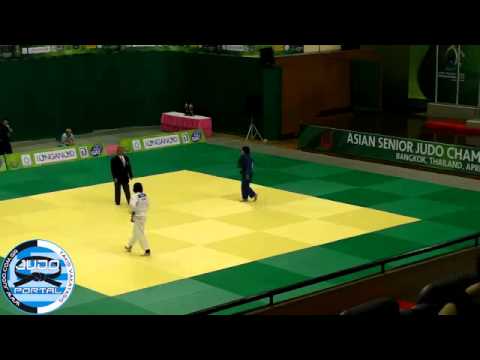 Asian Judo Championships Bangkok 2013 Semifinal -70kg HWANG Ye Sul (KOR) - MATNIYAZOVA (UZB)