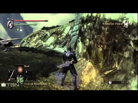 Demon's Souls (54) Boletarian Palace: Red Dragon Skewered (Mini Demon Boss)