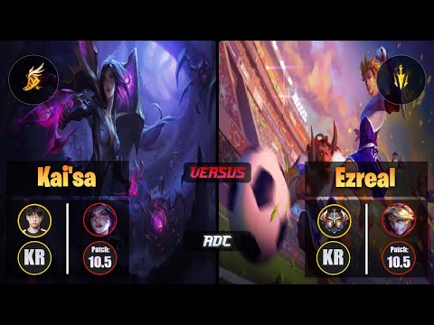 Zenit KAI'SA (ADC) [Fleet Footwork] VS EZREAL - Challenger KR Patch 10.5