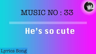 He&#39;s Soo Cute | Lyrics song with english subtitle | Sarileru Neekevvaru