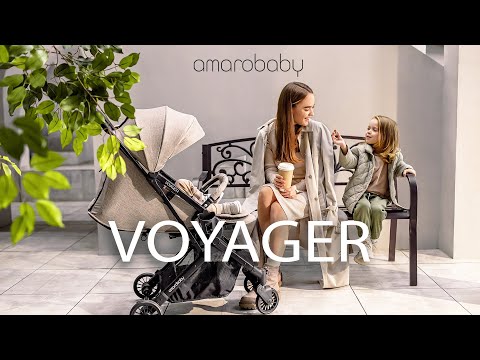 Коляска прогулочная Amarobaby Voyager, Черный