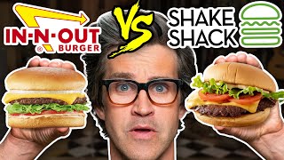 In-N-Out vs. Shake Shack Taste Test | FOOD FEUDS