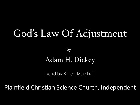 God’s Law Of Adjustment by Adam H  Dickey
