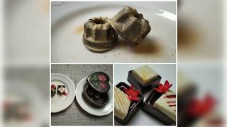 How to make heart shaped  chocolate box and golden chocolate