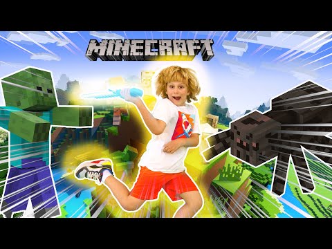 MINECRAFT LAVA TSUNAMI VS TSUNAMI/Floods Our Server/Command block