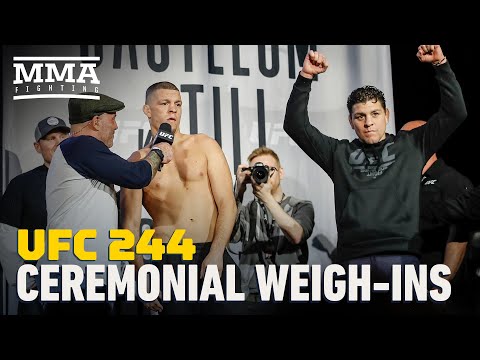 UFC 244 Ceremonial Weigh-In Highlights - MMA Fighting