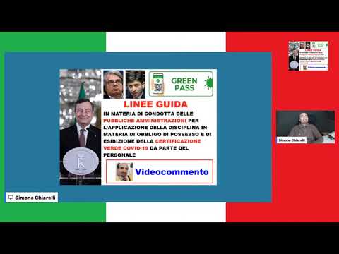 DPCM 12 ottobre 2021 - controllo GREEN PASS nelle Pubbliche amministrazioni (13/10/2021)