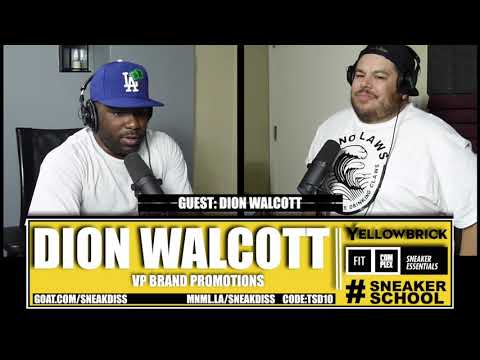 The Sneak Diss Sneaker Podcast Episode 179 – Sneaker School Interview with Dion Walcott