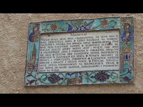 ZIEMIA ŚWIĘTA - EN KEREM - SANKTUARIUM NAWIEDZENIA  ŚW. ELŻBIETY - TUTAJ PRZYBYŁA MARYJA DO ELŻBIETY