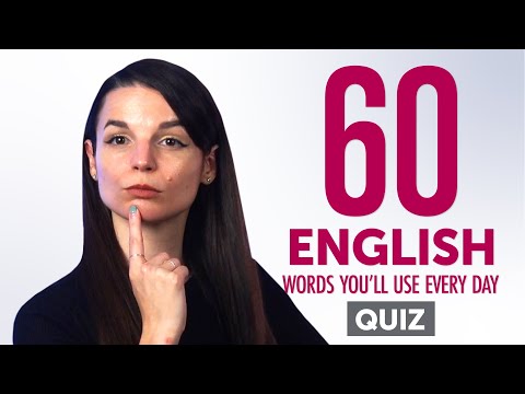 10 English Words You ll Use Every Day Basic Vocabulary 41