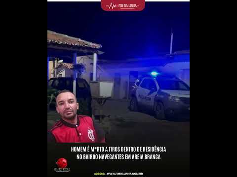 Homem é Ass4ss1nado dentro de casa em Areia Branca